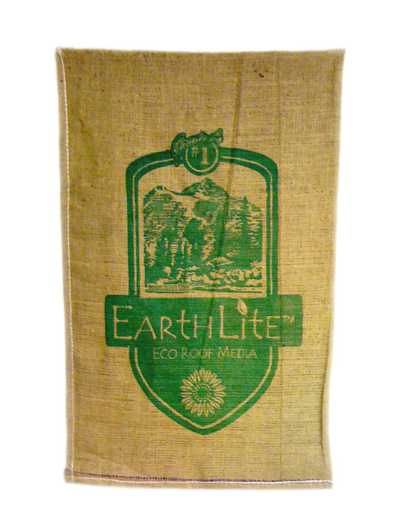Printed burlap bag for agricultural product